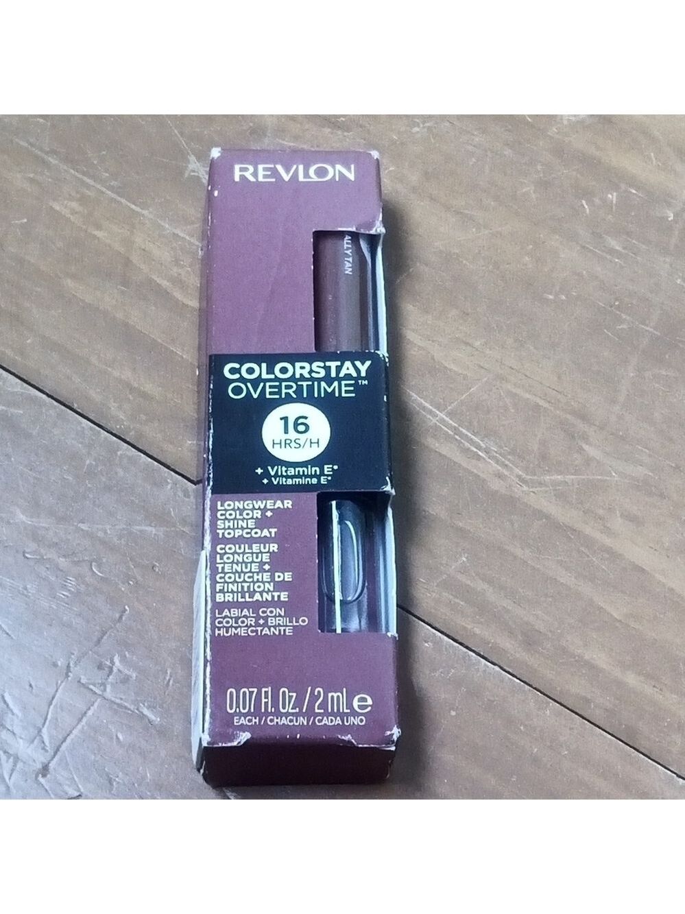 Revlon Colorstay 16 hour lipstick and topcoat, Eternally Tan 340